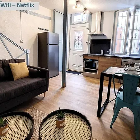 Maison La Petite Bleue - Balcon - Wifi Fibre - Menage Inclus Dom wakacyjny *